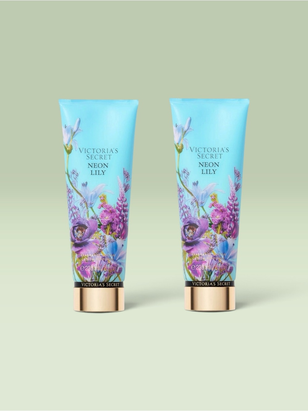 Victoria's Secret NEON LILY Fragrance Lotion ~ 8 fl.oz. ( Lot of 2 )